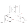 Robustel S051007 wall kit diagram