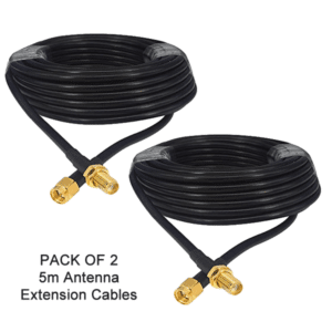 Twin PAck 5m long antenna extension cables