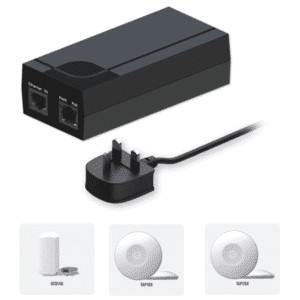 PR322UK7 POE Injector for OTD140, TAP100 and TAP200 UK Plug